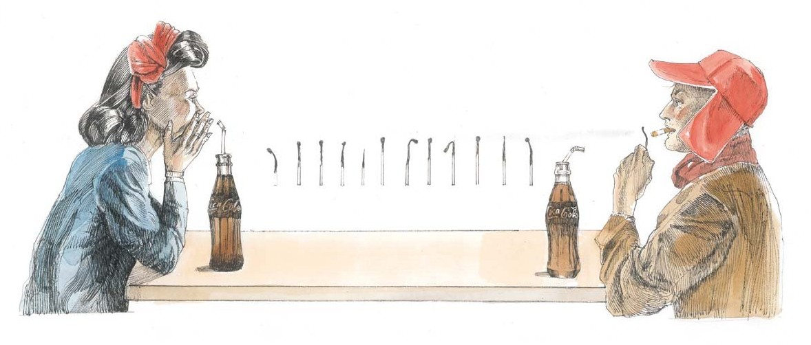 Il giovane Holden, Illustrazione per l'Antologia Mille Storie, Lattes 2022
